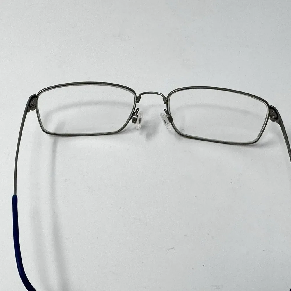 Nike with Flexon 4196 014 Gunmetal Rectangular Eyeglass Frames 58-18-145
